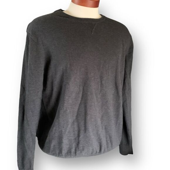 Wallin & Bros Cashmere Blend Grey Castlerock Sweater Men's Size XL - Picture 9 of 9